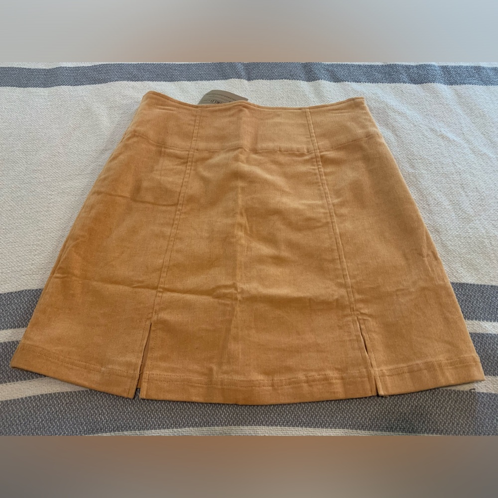 Tan/Camel color Women's corduroy Skirt